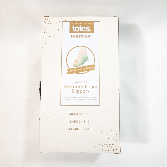 Totes Toasties Women's Memory Foam Slippers - Picture 6 of 6